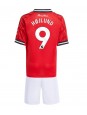 Manchester United Rasmus Hojlund #9 Replika Hemmakläder Barn 2025-26 Kortärmad (+ byxor)
